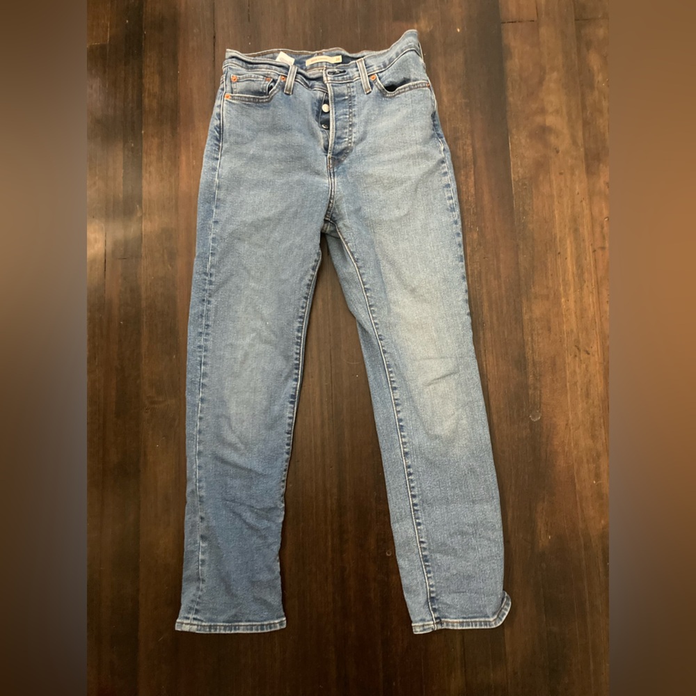 Levi's Straight Leg Blue Jeans button fly